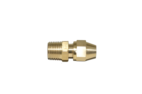 1 Commercial Extractors Vacuum Part 14-1973-05 / Compression Fitting, Jet Wand, Brass, 1 / X 1