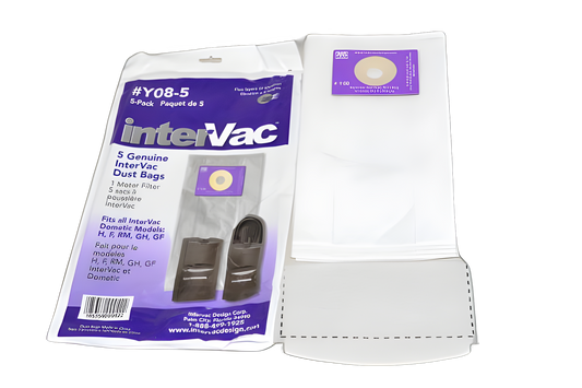 5 Intervac Vacuum Part 9013 / Paper Bags Garage Vac, 5PK