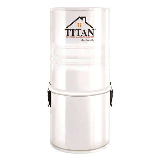 1 Titan TCS4792 CENTRAL VAC, 5000 SQ FT, 56 DECIBALS 140 WATER LIFT, 3.6 GAL, 27.5 HEIGHT 11.9 DIAM Vacuum Part TCS-4792