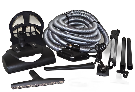 1 Fit All, Central Vac Vacuum Part 07-4991-06 / Ultimate Central Vac Kit, 35FT, W / Pigtail, Ebk 360 P / Nplain Box, V Kit, Central Vac