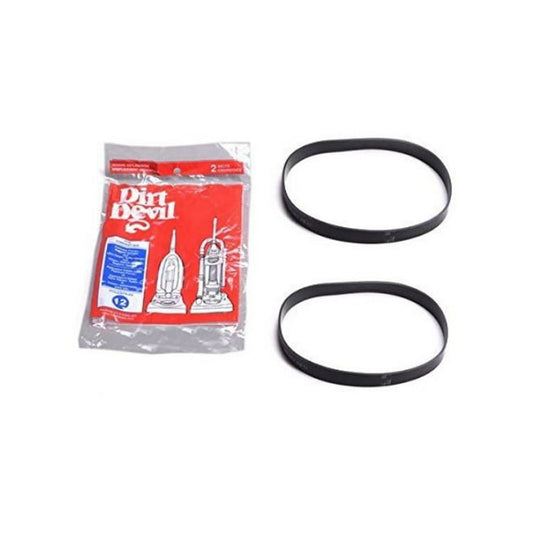 2 Dirt Devil Vacuum Belts 3910355001 / Style 12, 2PK, Platinum Force