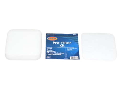 2 Shark Vacuum Filters F684 / Pre, 2PK Navigator Adv Duocleanla 455, LA502, LA322, Xffk 320, Xffkla 401
