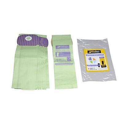 Electric Vac Proteam Everest Vacuum Cleaner Micro Filter Paper Bags 10pk # 103191