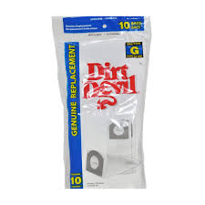 10 Dirt Devil Vacuum Part 3010348001 / Paper Bags, G, 10PK, Hand Vac
