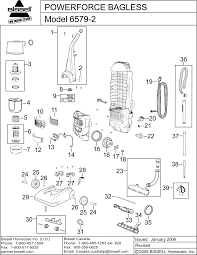 1 Bissell Vacuum Part 2105825 / Users Guide 6579