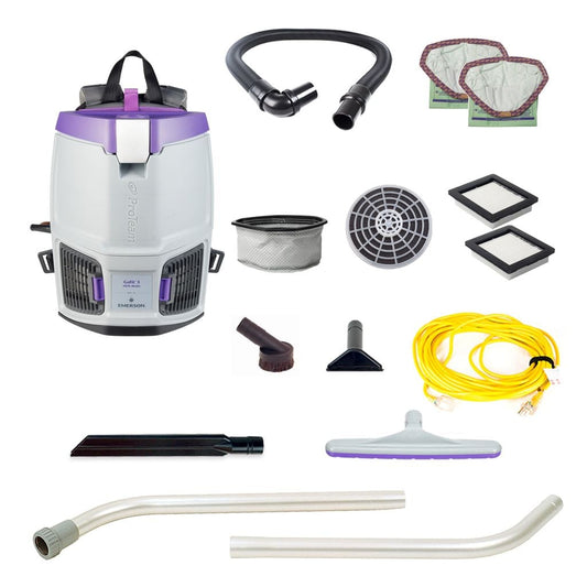 1 Proteam GOFIT W / 107098 XOVER W / 2-PC WAND KIT 3.3QT Vacuum Part 107714
