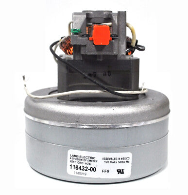 1 Ametek Vacuum Part 116432-00 / Motor, 2 Stage, 120 Volt, Single Speed
