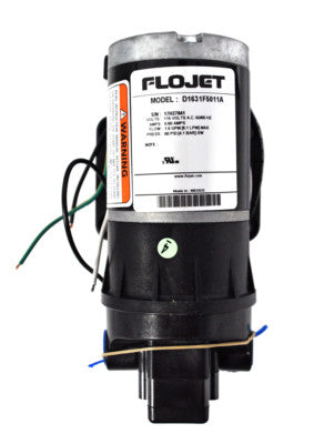 1 Flojet Vacuum Part D1631F5011A / Pump Flo Jet, 60 Psi, 115V, 2 Camhas Viton Check Valve