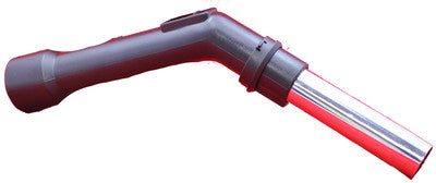 1 Fit All, Residential Vacuum Hose 32-1325-65 / Curved END-1 1 / Metal W / Repair Kit / Black