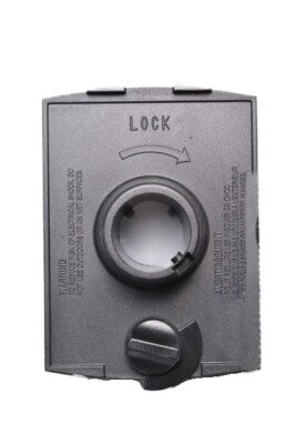 1 Oreck Vacuum Cover 430000912 Canister / W / Knob Buster B, Black