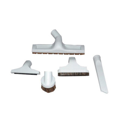 1 Fit All, Residential Floor Brush 32-4916-07 / Attachment Kit, Gray, 5 Piece, Crevice, Dust, Furn W / Slide On