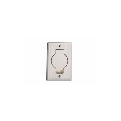 1 Canplas - Hayden Vacuum Part 791500ANL / Inlet Valve, Round Hayden, Almond, All Central Vac, Central Vac