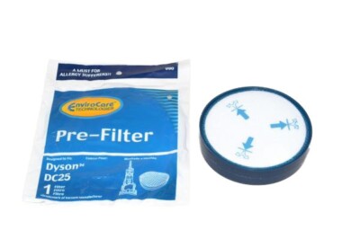1 Dyson Vacuum Part 10-2320-11 Pre Filter / Prefilter, DC25 Bagless, Washable