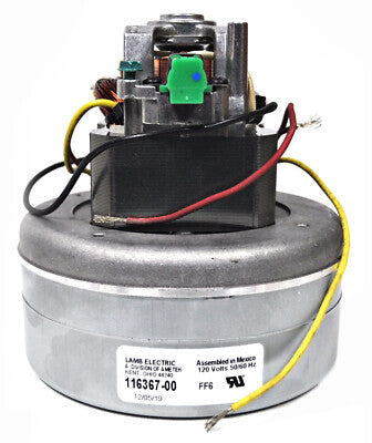 1 Ametek Vacuum Part 116-367-00 / Motor 5.7 2 Stage 3 Wire 2 / Sp Flo Thru