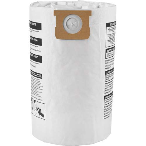 3 Shop Vac Vacuum Part 9066333 / Paper Bags, 16, 20, 25, Gallon Units 3