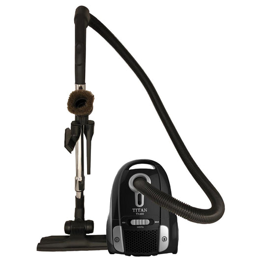 1 Titan T1400 COMPACT CANISTER, W / CORD REEL 1 1 / 4 TOOLS / PAPER BAGS 17-2415-06 Vacuum Part T1400 Canister