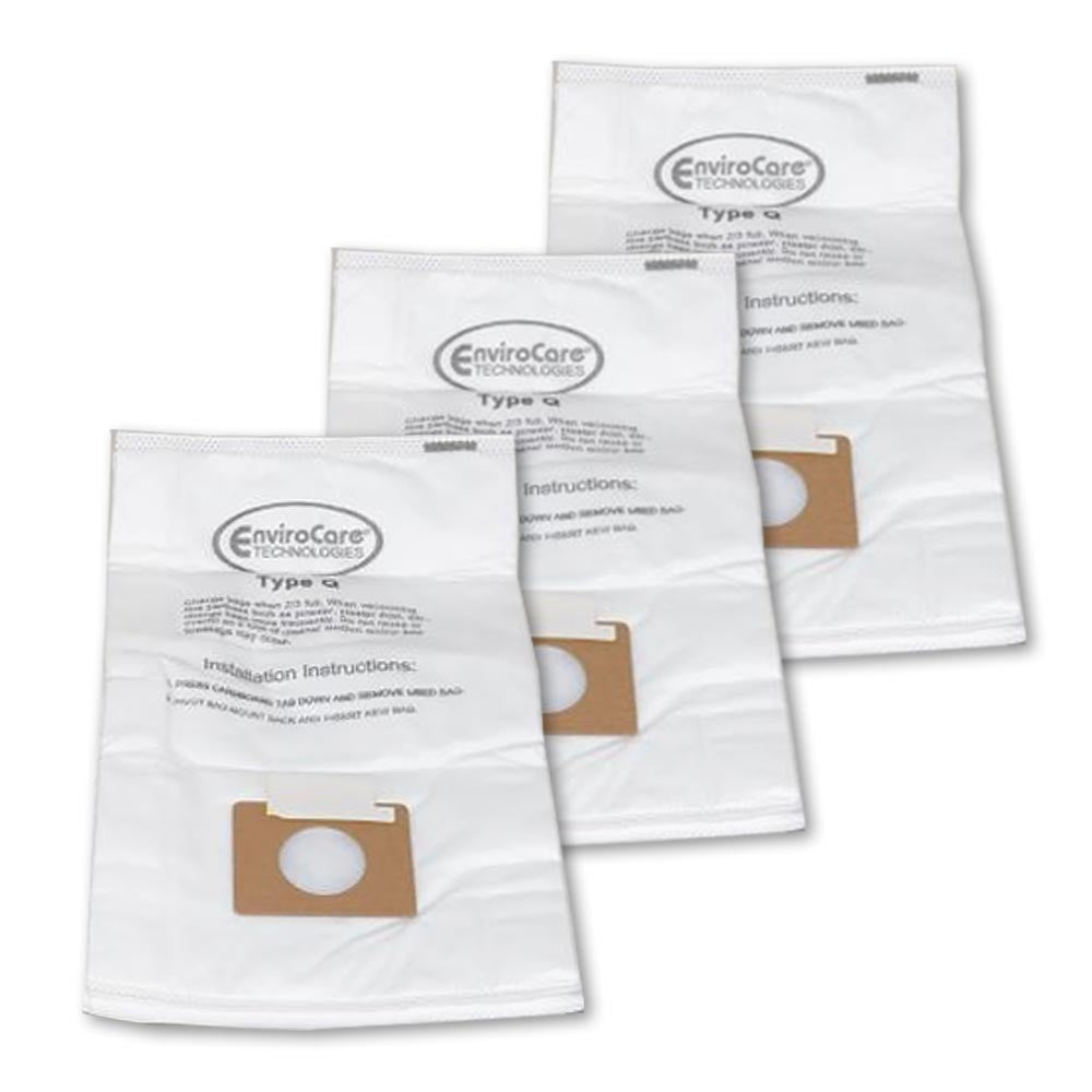 3 Kenmore Vacuum Cleaner Bags A137 / Paper, 5055, 3PK, Allergen, ''Q'' by EnviroCare