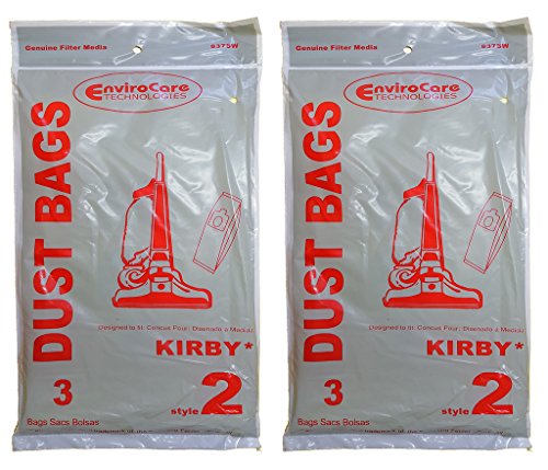 6 Kirby Style 2 Heritage I Single Ply Vacuum Cleaner Bags 190681S