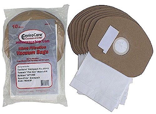 Eureka Sanitaire/ Tornado/ Koblenz, Powr-flite Vacuum Cleaner Bags 10 Pk # Ecc340