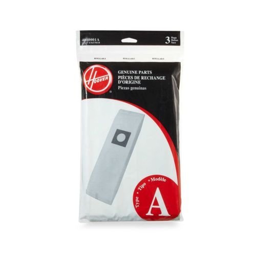 3 Pack Type A Vacuum Cleaner Bags by Hoover 4010001A