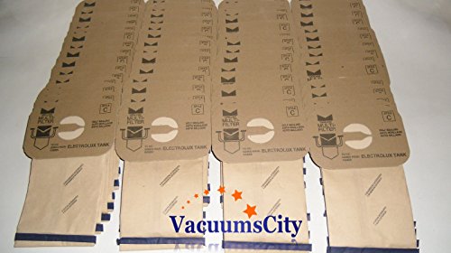 Electrolux Tank Canister Vacuum Cleaner Type C Paper Bags 100 Pk Part # 805FPC