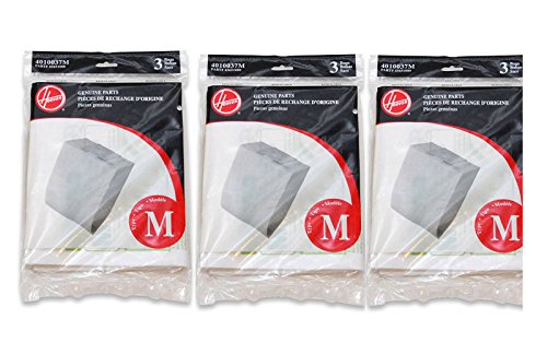 Replacement Part For Hoover , Type M Vacuum 9 Paper Bags # compare to part 4010037M