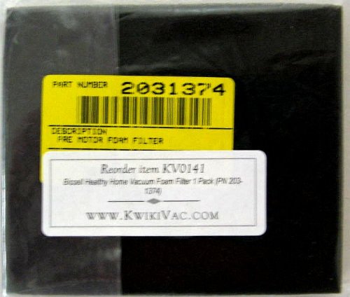 Bissell Healthy Home Style 15 Foam Filter (PN 203-1374)