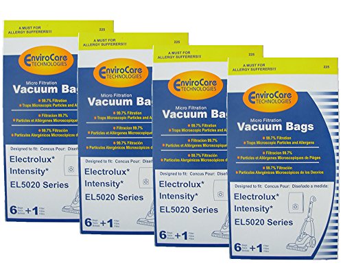 24 Electrolux Intensity Micofiltration Upright Canister Vacuum Cleaner Bags & Filter EL5020