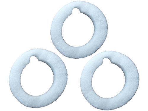 EnviroCare 3 Filter Queen 4404012600 Exhaust Foam Filter Batting Ring Canister Vacuums
