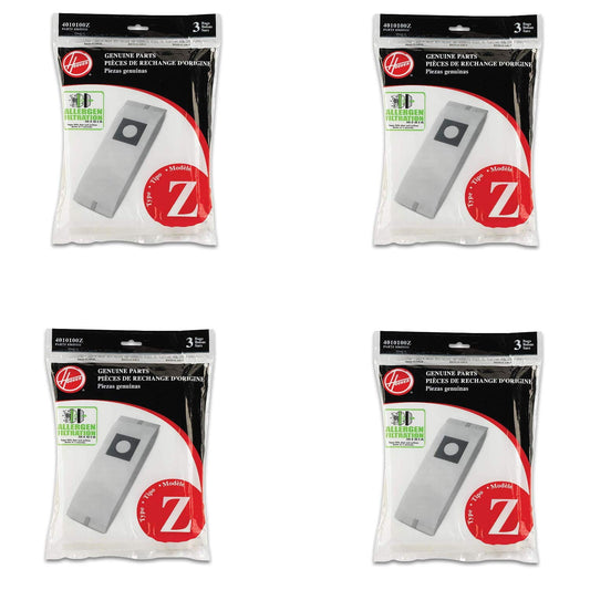 Hoover Type Z Allergen (3-Pack), 4010100Z Allerg Bag (4)