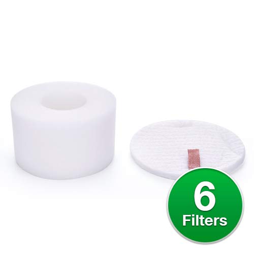 EnviroCare Vacuum Filter for Shark XFF680 / F670 / Foam Filter (3 Foam + 3 Felt Filter)