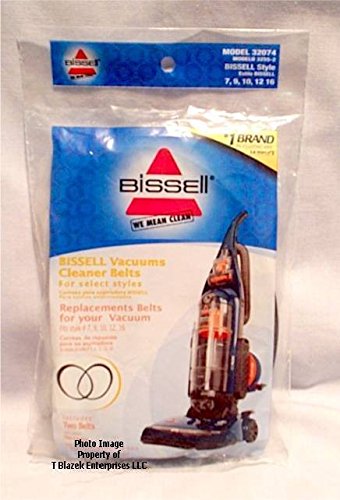 (Ship from USA) Bissell Genuine 7, 9, 10, 12, 16 Vacuum Belts 2 pack