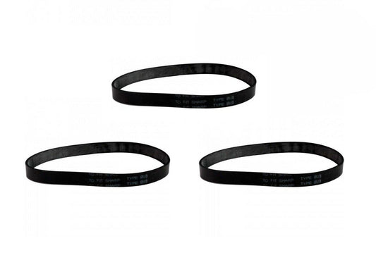 Replacement For Compatible With Replacement Vacuum Belts for Sharp Type BU-3, 3 Pack