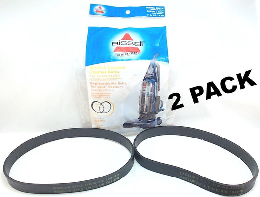 2 Pk, Bissell Vacuum Belts, Style 7 9 10 12 14 16 2-Pk 32074