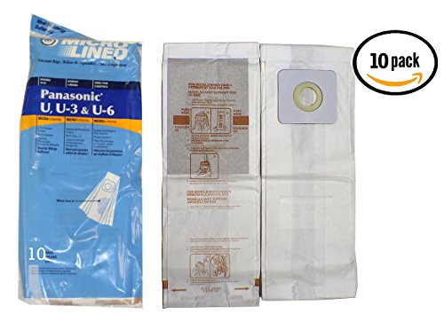 Panasonic U U-3 U-6 Vacuum Bags