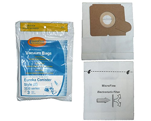 3 Eureka UB Ultra Boss Microfiltration Allergy Canister Vacuum Cleaner Bags