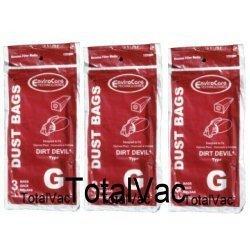 Dirt Devil G Vacuum Cleaner Bags - 9 Bags