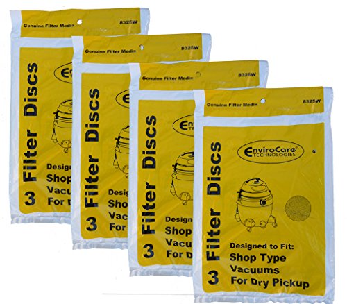 12 ShopVac Wet/Dry 9013700 Reusable Disc Filters Vacuum Cleaner 901-37-00 Shop Vac