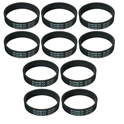 New - (10) 301291 Vacuum Belts Compatible with Kirby Vacuum G10D, G3, G4, G5, Gsix, G6, Sentria