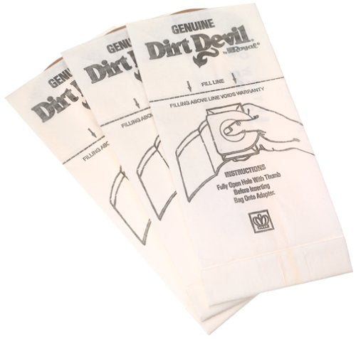 Dirt Devil Type G Handheld Vacuum Bags (3-Pack), 3010347001