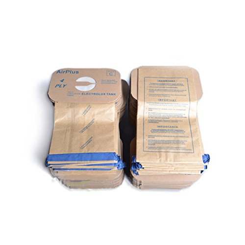 Electrolux Style C, Airplus 4 Ply Tank Vacuum Cleaner Paper Bags 100 PK # 805FPC