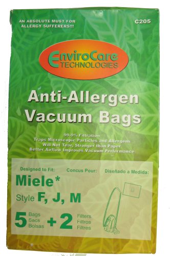 1 X Type F, J, M, Miele Vac Cleaner Bags