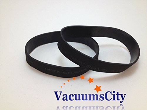 Hoover Windtunnel Self Propelled 38528-035 Flat Belts 2 Pk Generic Part # 17387 by Hoover
