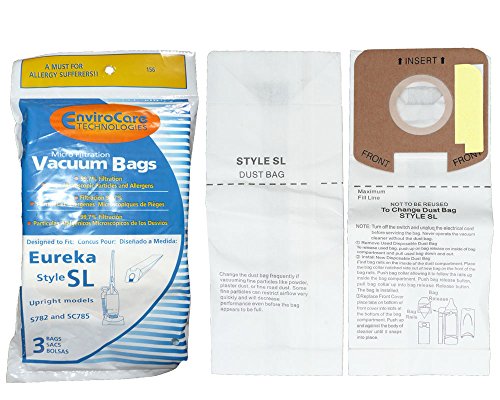 EnviroCare 3 Eureka Sanitaire Type SL Microfiltration Mini Upright Vacuum Cleaner Bags