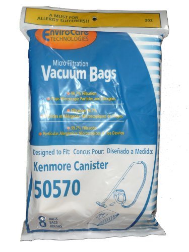 225 Kenmore I Ultra Care 50570 Sears Vacuum Bag, Canister Vacuum Cleaners, 609315, Replaces Sears 20-50570, by Kenmore