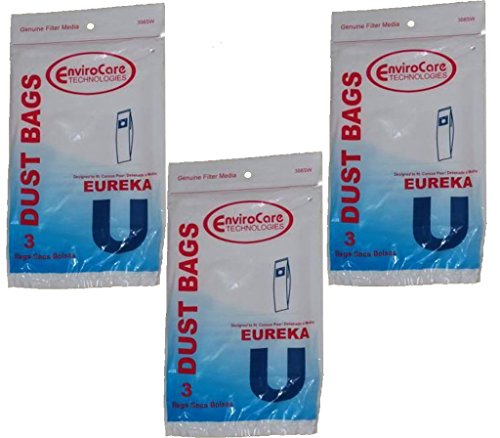 EnviroCare 9 Eureka 57802 Style U Upright Vacuum Dust Bags