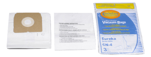 Eureka Paper Bags CN,4,3PK,Microlined Canister Part-318