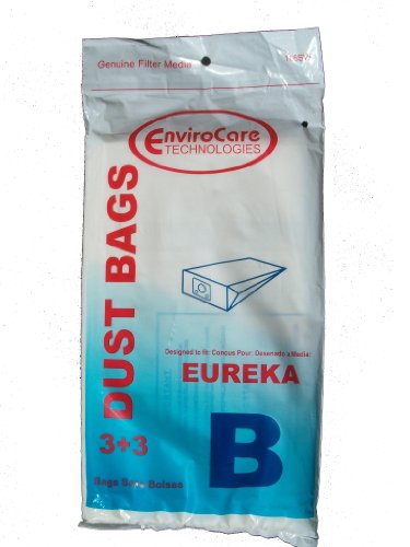 EnviroCare Replacement Vacuum Cleaner Dust Bags Designed to Fit Eureka Canisters Style B&S 3 Bags