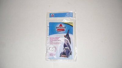 Genuine Bissell 6960W Proheat Hot Shot Steamer Pump Belts Set, 1 Flat + 1 Geared