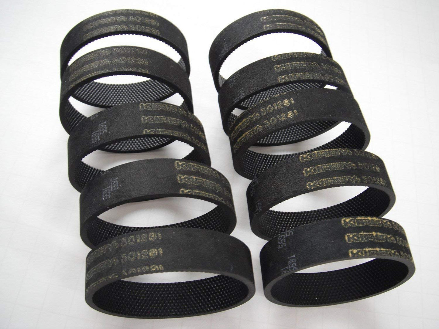 Kirby Vacuum Cleaner Belts 301291-3 (10 pack) fits all Generation series models G3, G4, G5, G6, G7, Ultimate G, and Diamond Edition (limited edition)